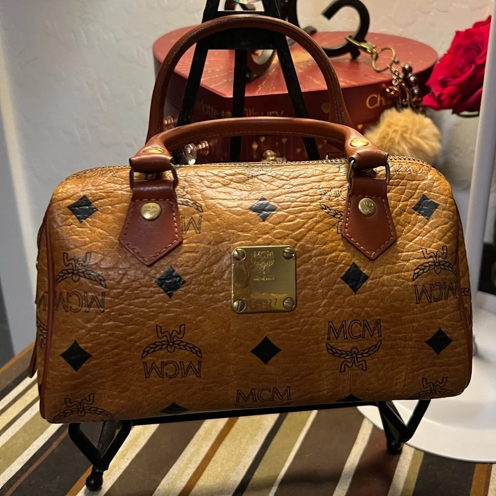 MCM Brown Leather Mini / Nano Handbag